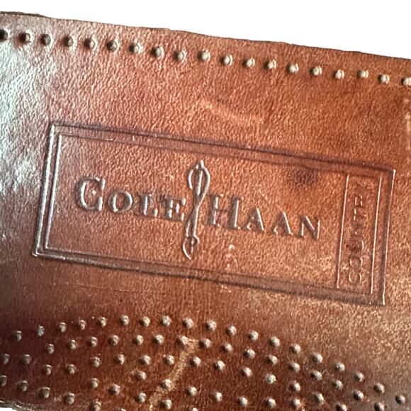 Cole Haan Loafers Brown Leather Driving Shoes Moccasins Slip On Men's Size 9.5M - Picture 5 of 11